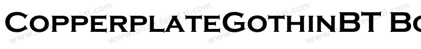 CopperplateGothinBT Bold字体转换